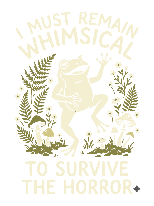 The same frog redrawn in flat colors, still on a transparent background